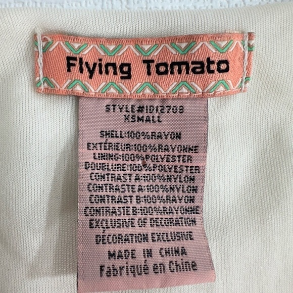 Flying Tomato lace maxi dress cream size XS - Picture 10 of 11